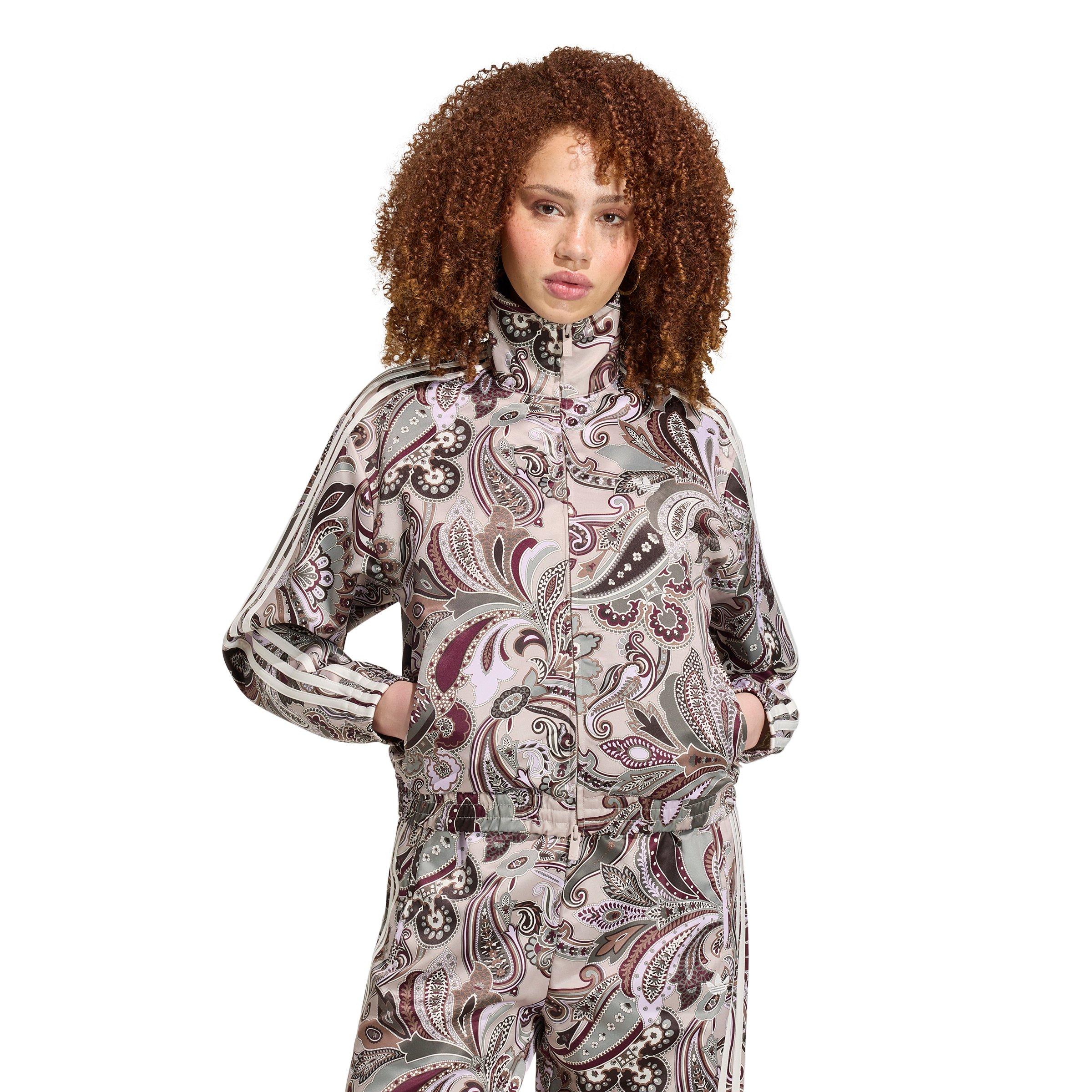 adidas Originals Women's x Liberty London Firebird Satin Track Jacket - Paisley - PAISLEY